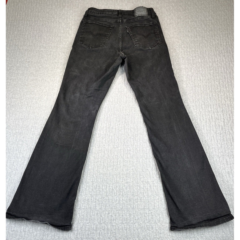 Levi's 725 high-rise boot cut Dress Jeans Women 29/27X29 slim fit Black pants